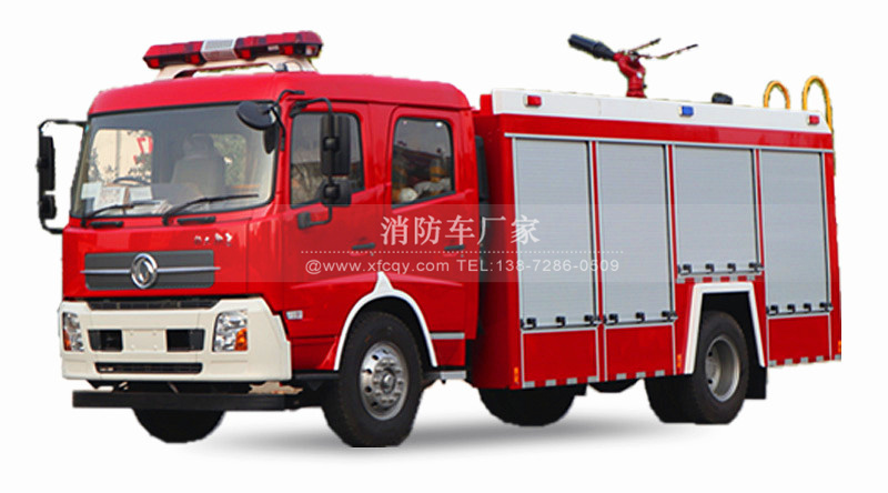 東風(fēng)天錦6噸水罐消防車圖片